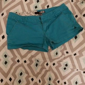 Volcom teal shorts
